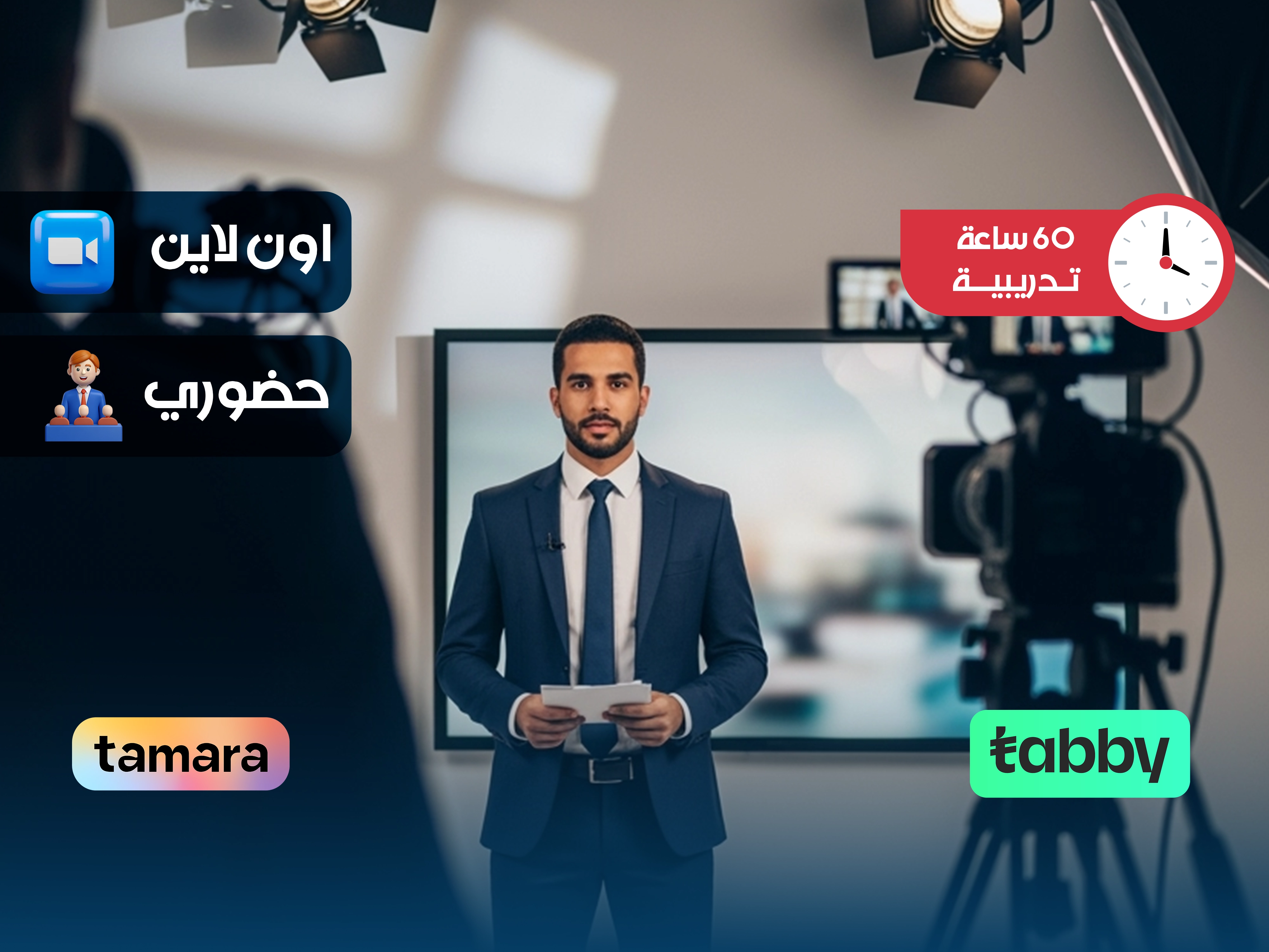 البرنامج التدريبي في الإلقاء والتقديم الإعلامي| مهارات للمذيعين